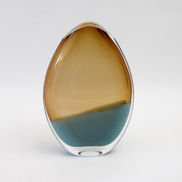 Oval Vase : Oval Vase (Large / Pistachio Amber)