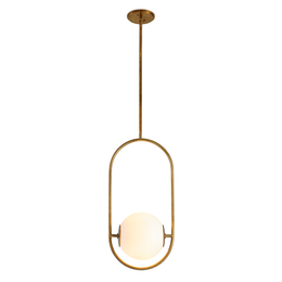 Everley Pendant 29" - Vintage Brass