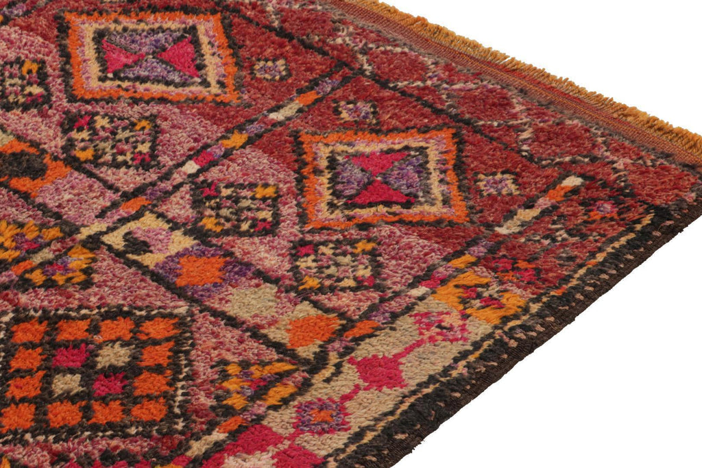 Vintage Turkish Tribal Runner In Polychromatic Tribal Patterns