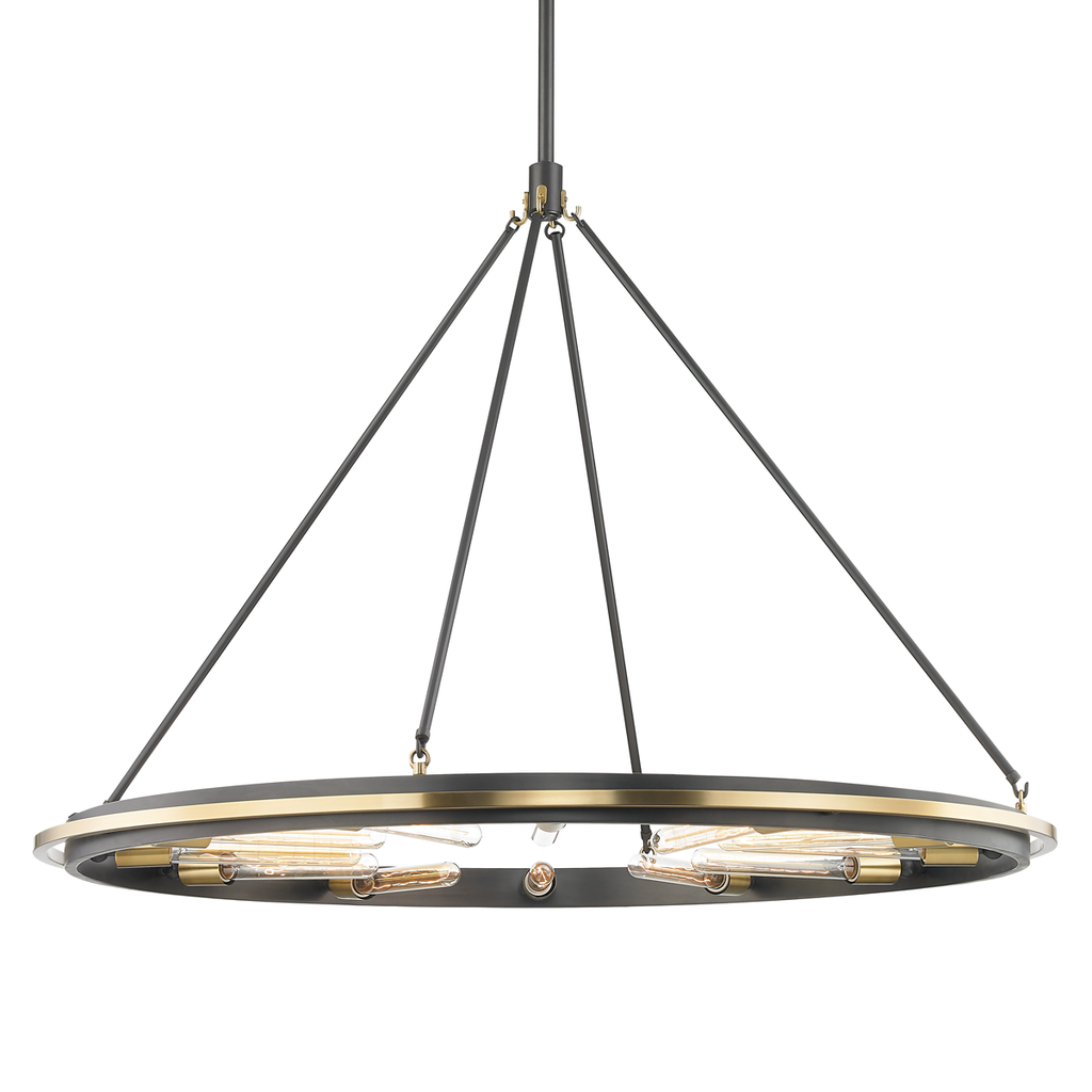 Chambers Pendant 45" Diameter - Aged Old Bronze