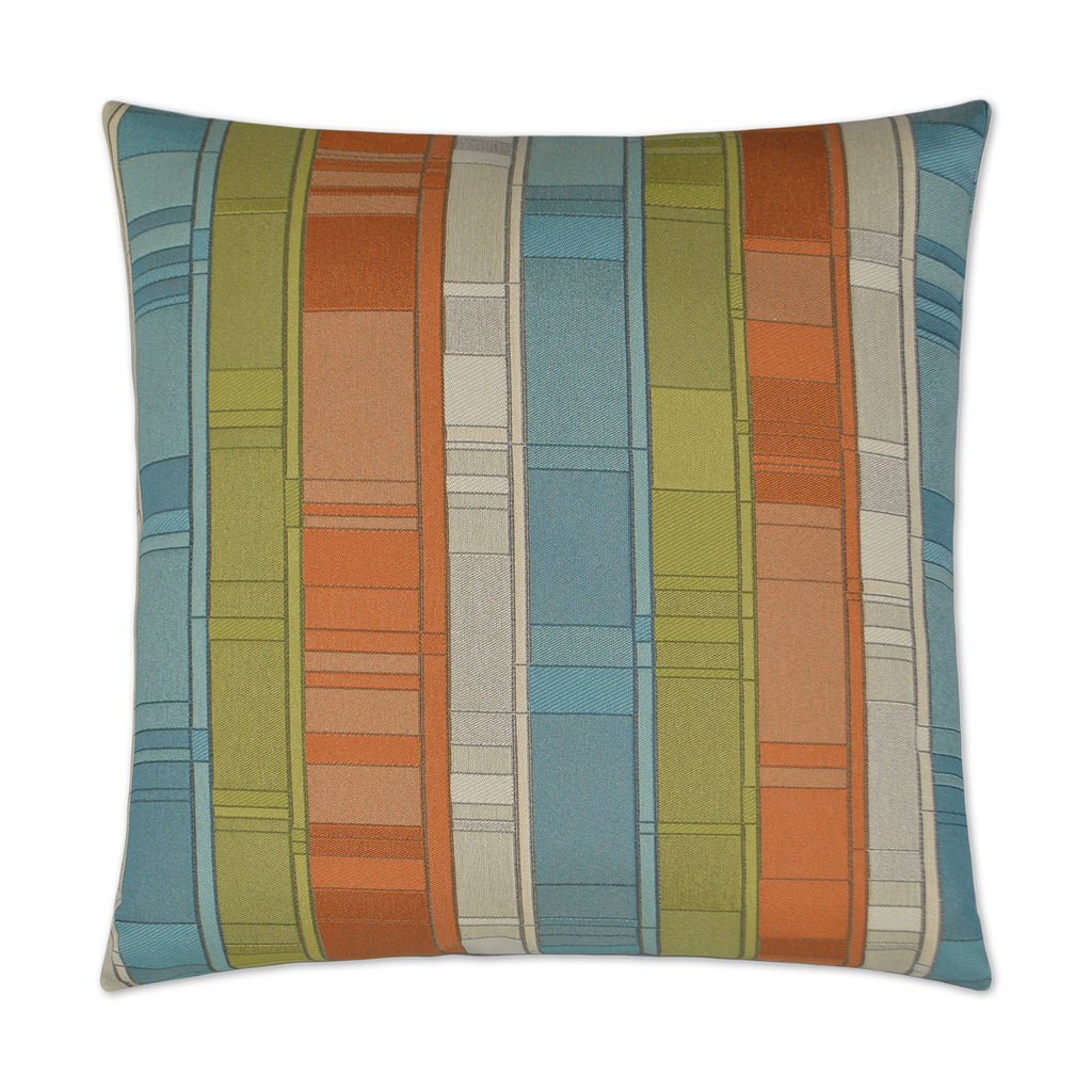 Plaid Land Pillow - Catalina