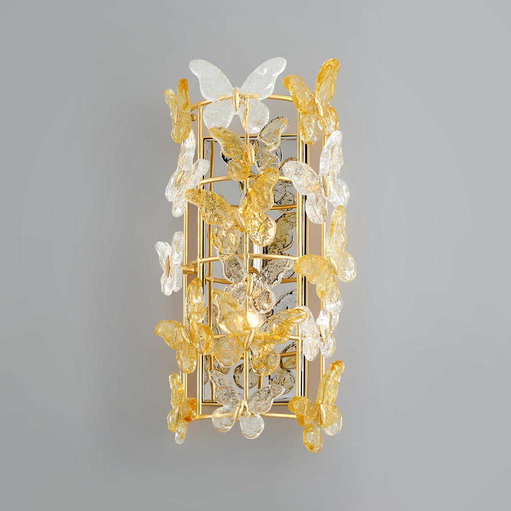 Milan Wall Sconce - Gold Leaf