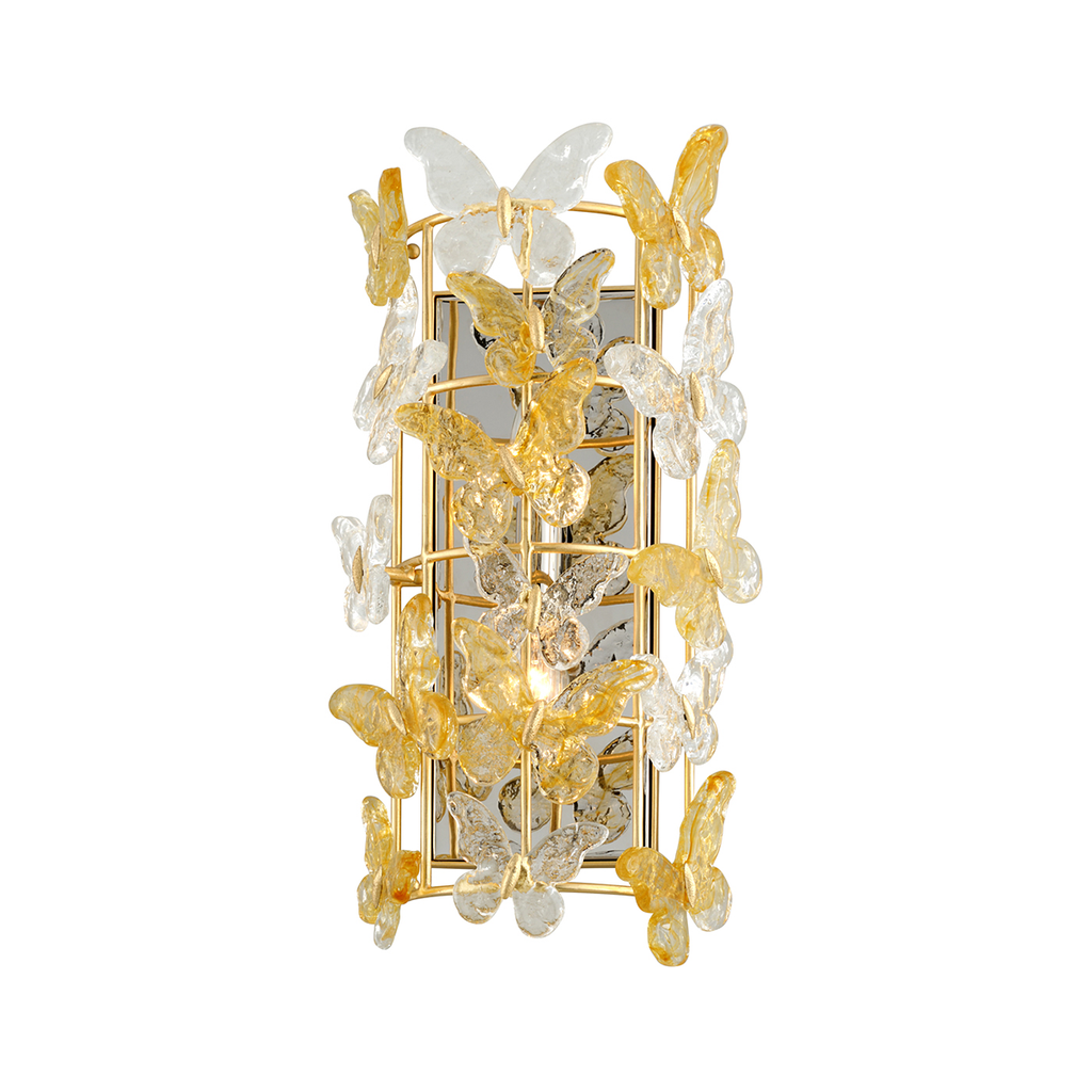 Milan Wall Sconce - Gold Leaf