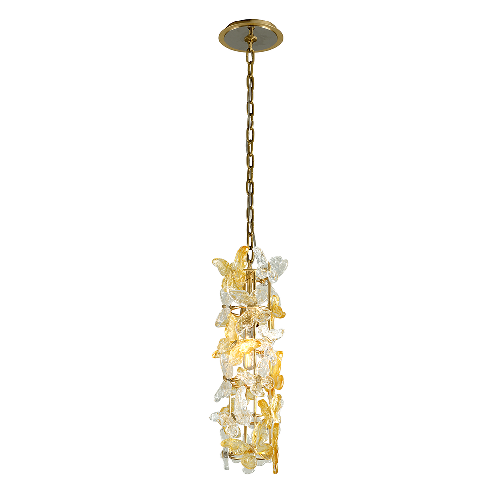 Milan Pendant 5" - Gold Leaf