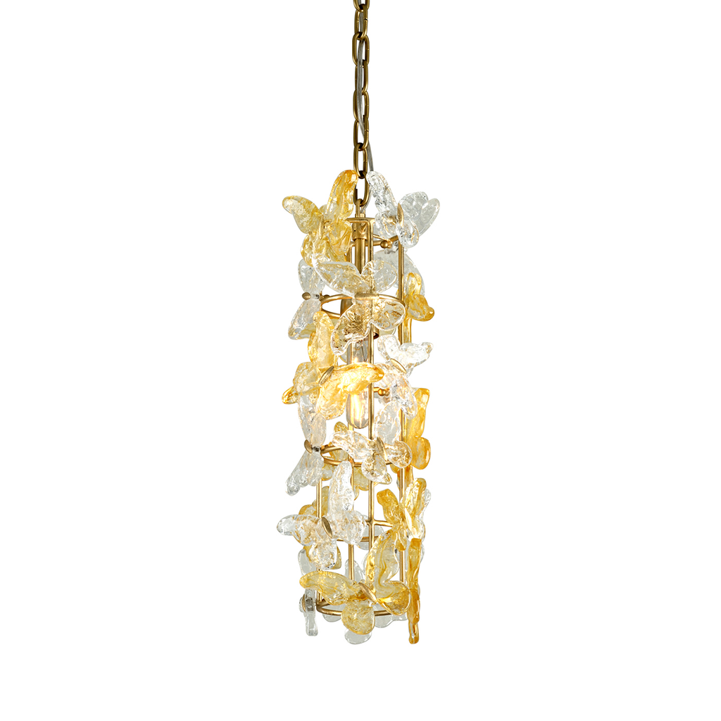 Milan Pendant 5" - Gold Leaf