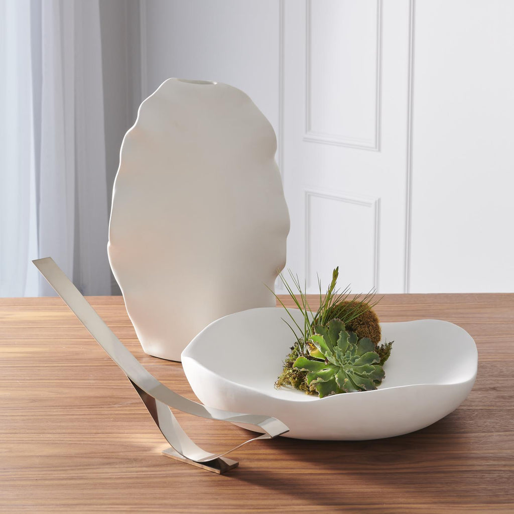 Organic Round Bowl - Matte White - Large