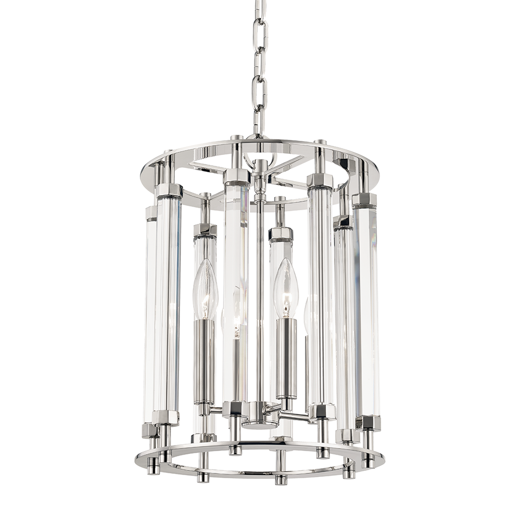 Haddon Pendant 17" - Polished Nickel