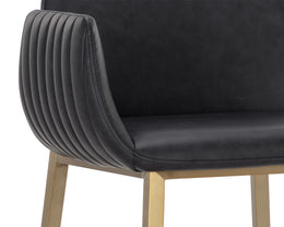 Lucano Barstool - Bravo Black