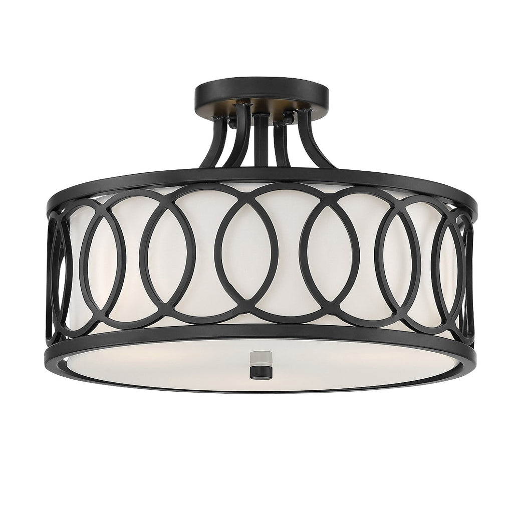 Libby Langdon Graham 3 Light Semi Flush