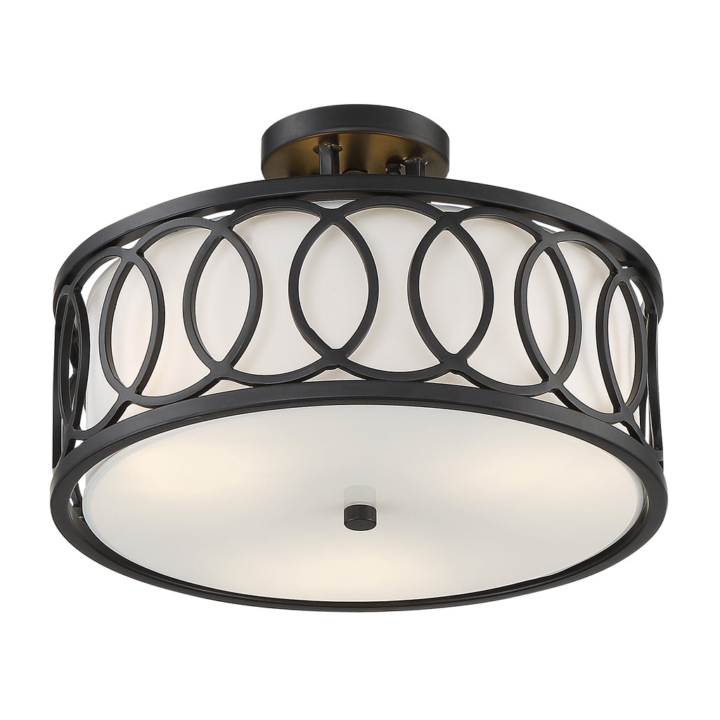 Libby Langdon Graham 3 Light Semi Flush