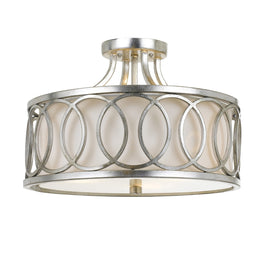 Libby Langdon Graham 3 Light Semi Flush