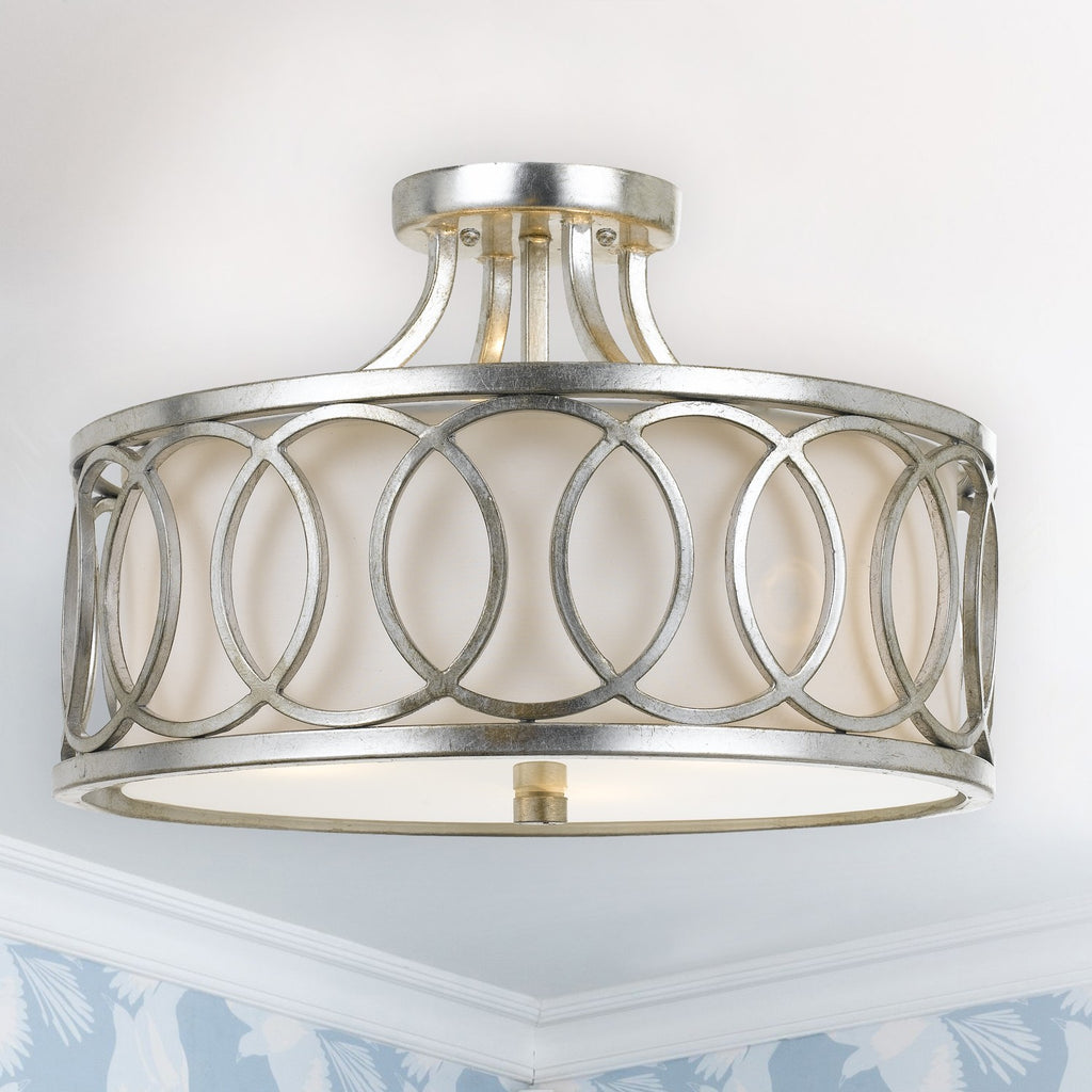 Libby Langdon Graham 3 Light Semi Flush