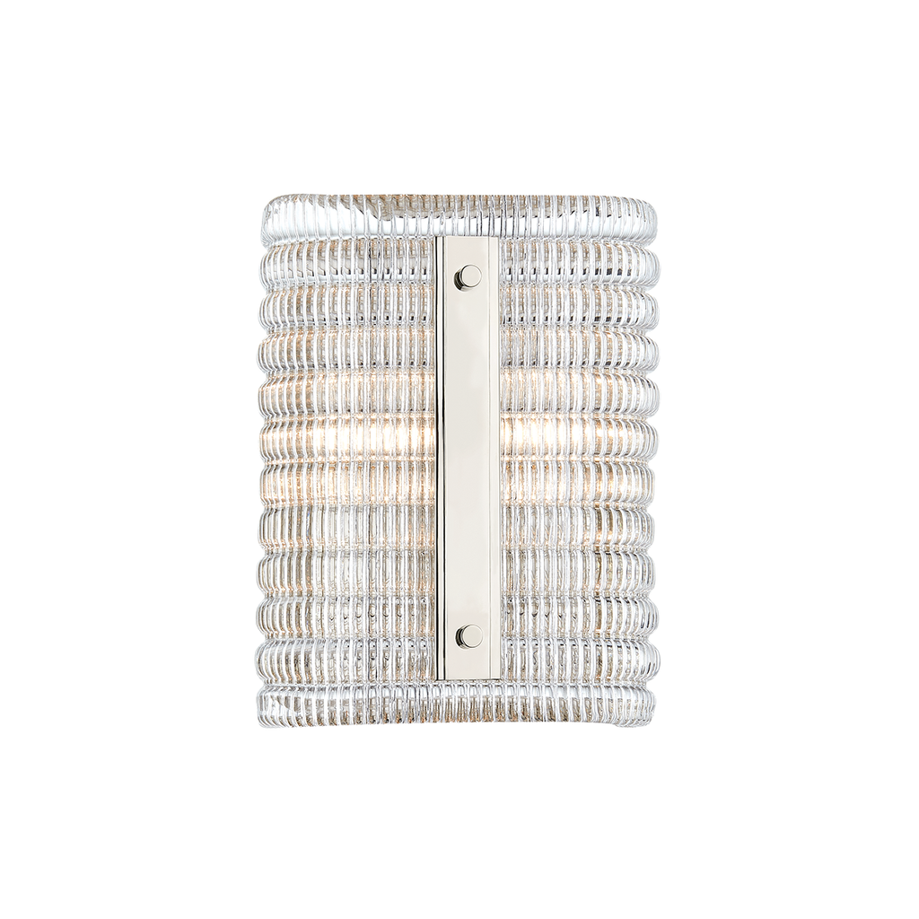 Athens Wall Sconce 9" - Polished Nickel