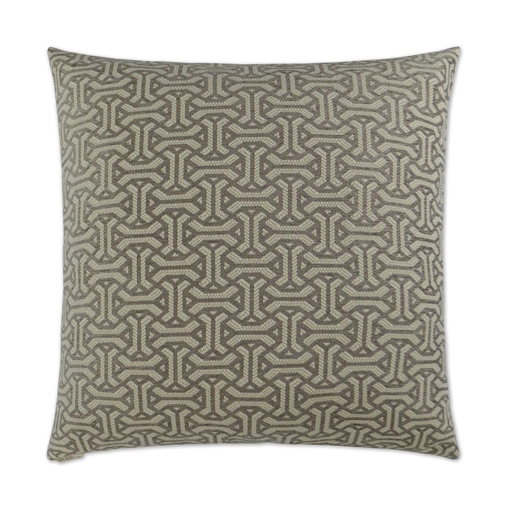 Twist And Shout Pillow - Mink