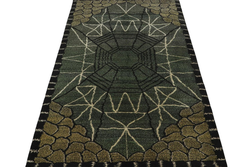 Vintage Zeki Muren Art Deco Rug With Bold Geometric Patterns