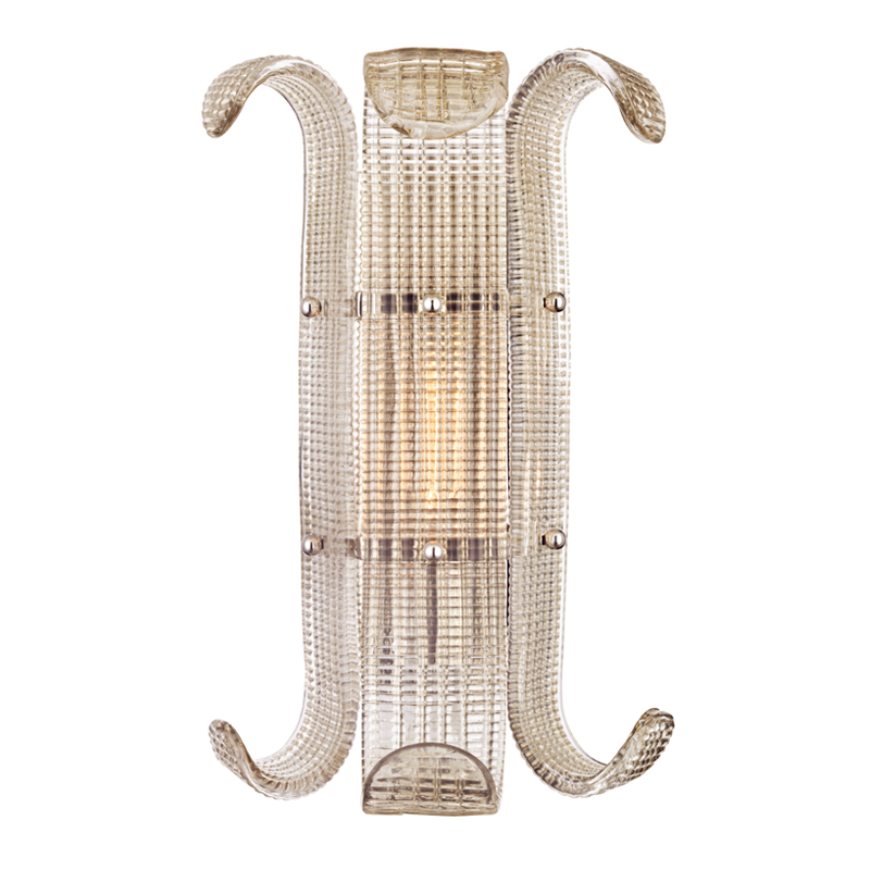 Brasher Wall Sconce 11" - Polished Nickel