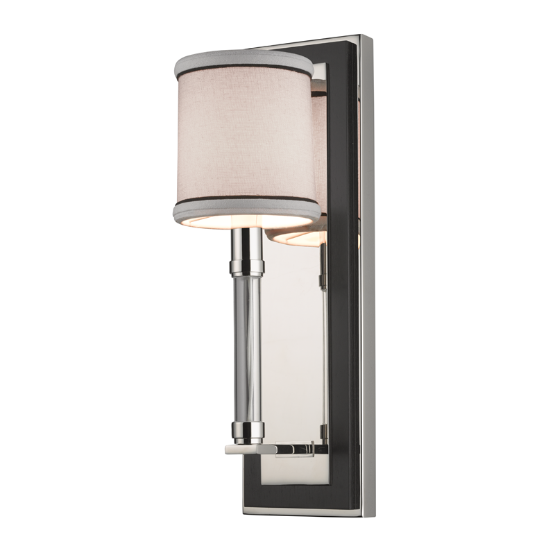 Collins Wall Sconce - Polished Nickel