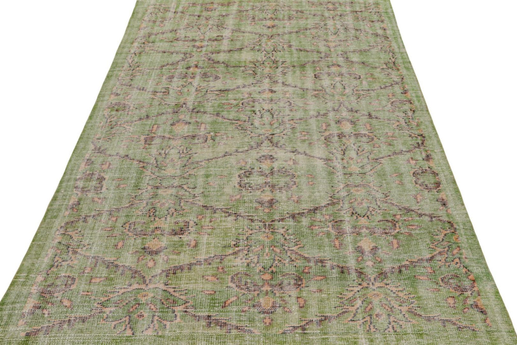 Vintage Zeki Muren Art Deco Rug Hand Knotted With Geometric Patterns 6×9