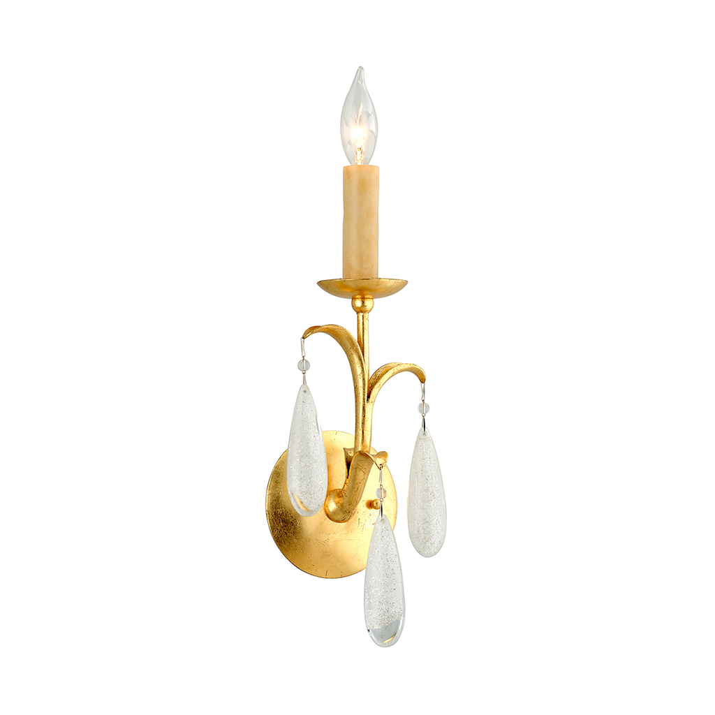 Prosecco Wall Sconce 18" - Gold Leaf