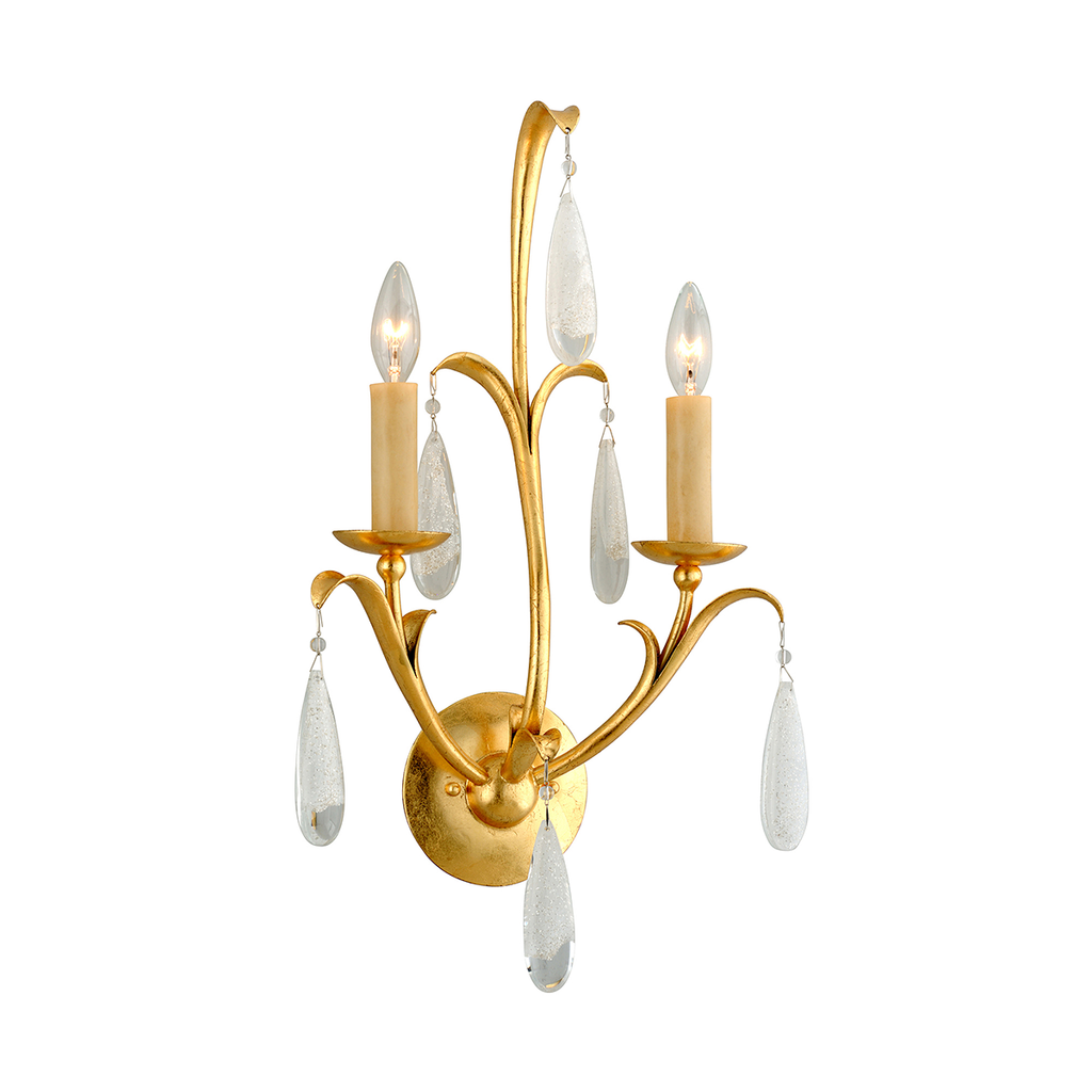 Prosecco Wall Sconce 20" - Gold Leaf