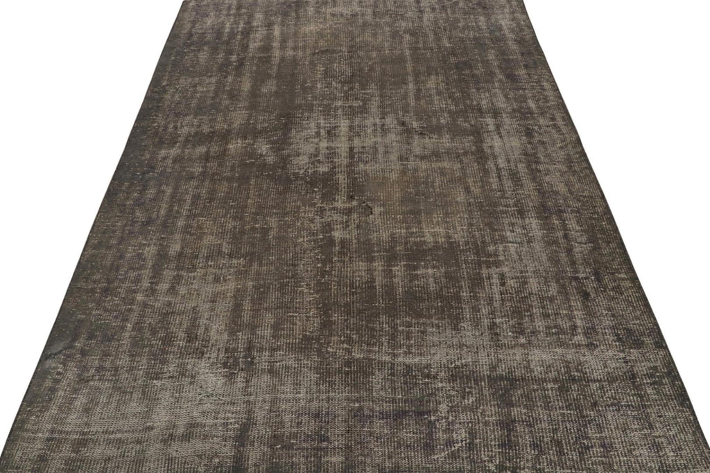 Vintage Zeki Muren Plain Rug In Gray