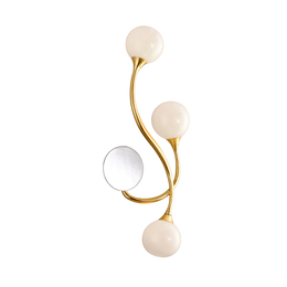 Signature Wall Sconce Left, 11" - Gold Leaf