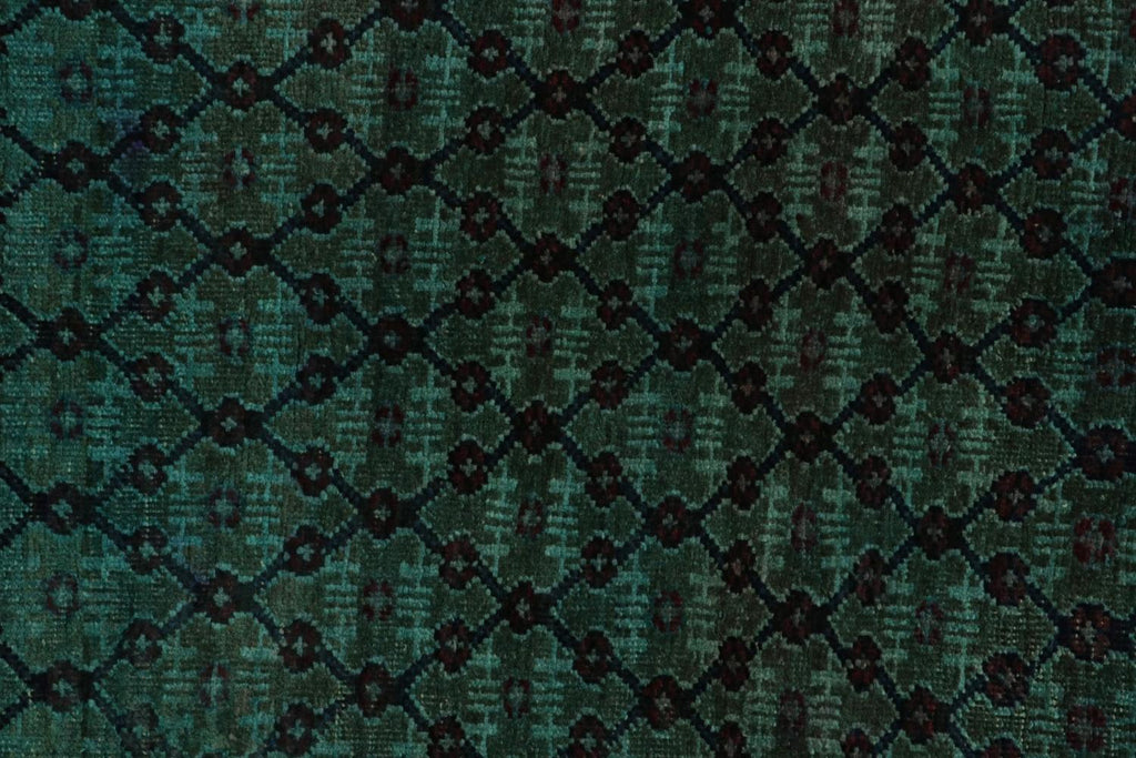 Vintage Persian Rug In Blue And Green