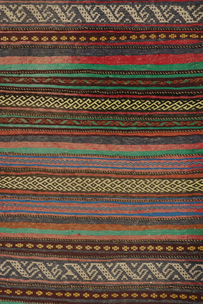 Vintage Wool Afghan Kilim Rug 2x4