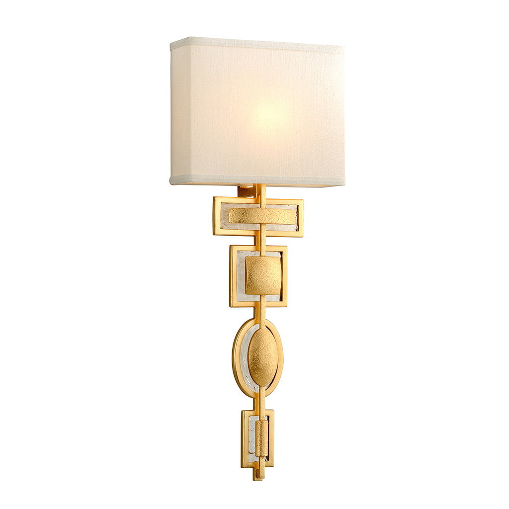 Script Wall Sconce - Gold Leaf