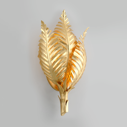 Tropicale Wall Sconce 21" - Gold Leaf
