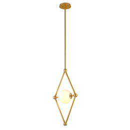 Bickley Pendant 25" - Vintage Brass