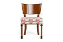 Freya Chair - Floral Blockprint - Red