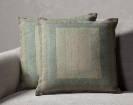 Ripon Ombre Pillow-Green Ombre