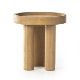 Schwell End Table, Natural Beech