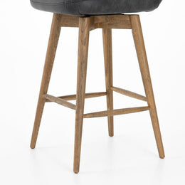 Giada Swivel Stool-Durango Smoke-Bar