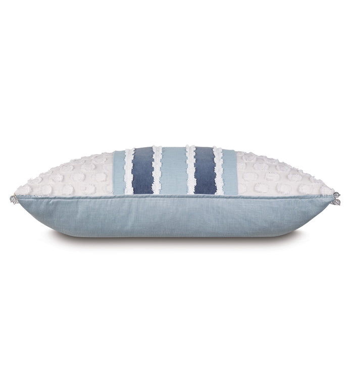 Penelope Striped Decorative Pillow, Cloud Faux Down