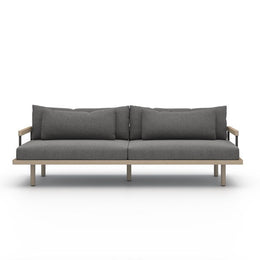 Nelson Outdoor Sofa-95"-Brown/Charcoal