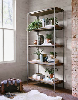 Simien Bookshelf-Gunmetal