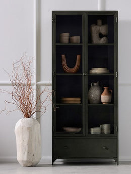 Shadow Box Cabinet-Gunmetal