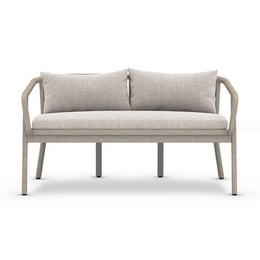 Tate Outdoor Bench-Stone Grey/Grey