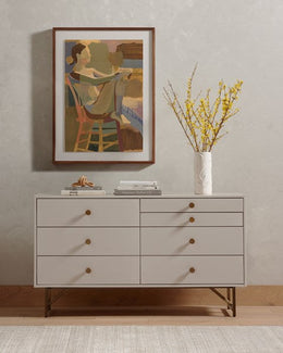 Van 7 Drawer Dresser-Matte Alabaster