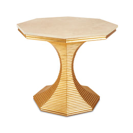 Hour Glass Table - Gold