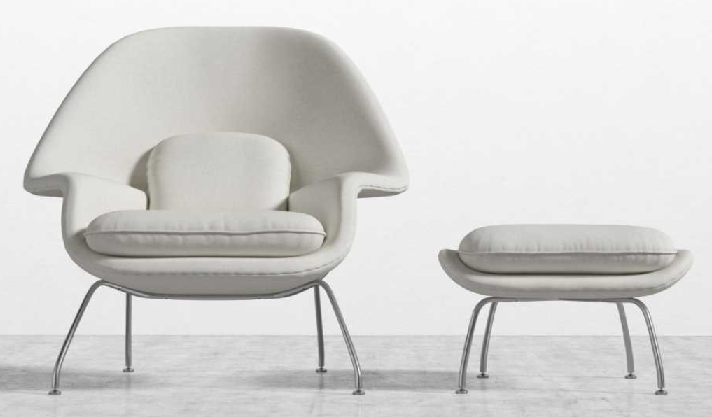 Womb Chair and Ottoman