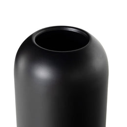 Sybil Vases, Set Of 2-Iron Matte Black