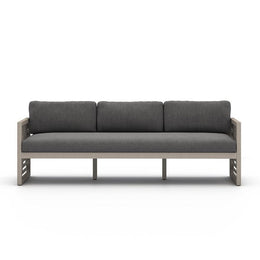 Avalon Outdoor Sofa-87"-Weathered Grey