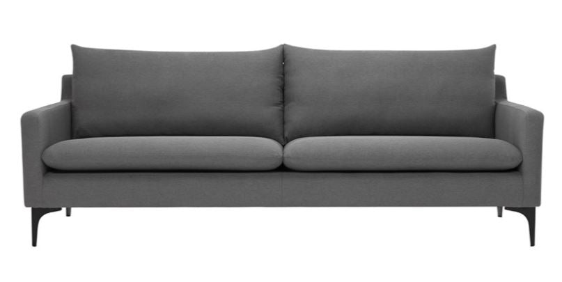 Anders Sofa - Slate Grey with Matte Black Legs