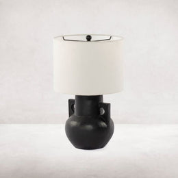 Killian Table Lamp-Matte Black Cast Alu