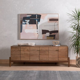 Reza Media Console-Smoked Honey