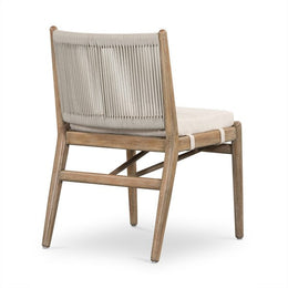 Rosen Outdoor Dining Chair-Natural Eucalyptus