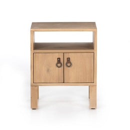 Isador End Table-Dry Wash Poplar